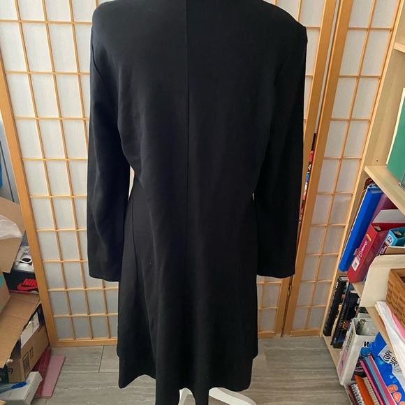 Seraphine Vanessa Turtleneck Long Sleeve Maternity Dress Black Sz 10 - Picture 5 of 7